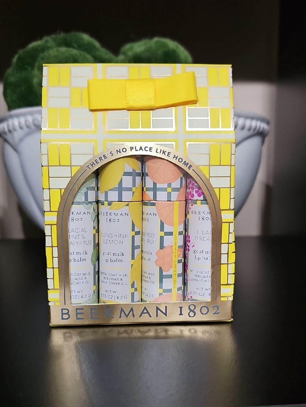Beekman 1802 Lip Balm 4-piece Set in Gift Box, NIB